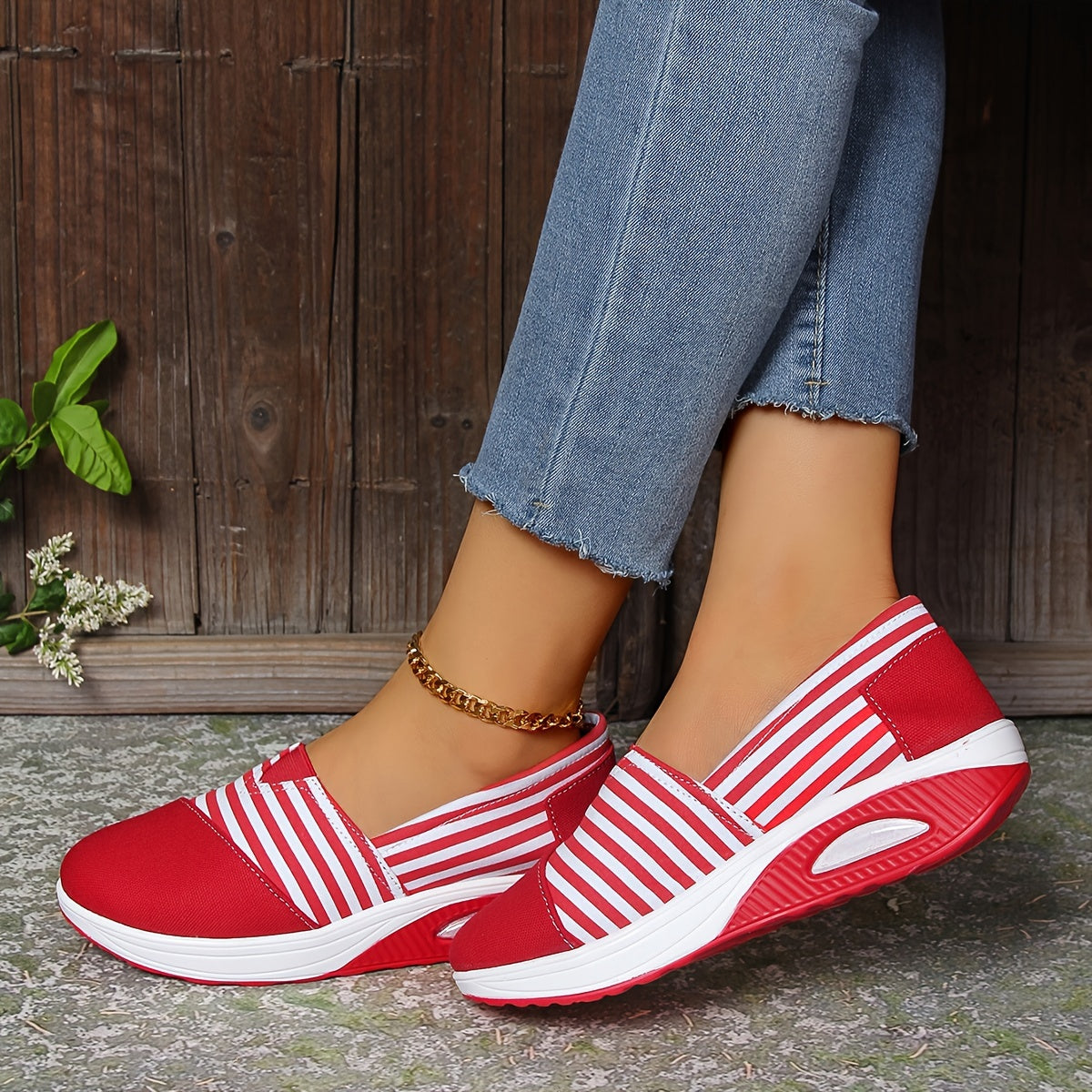Wójcik™ | Ortopedyczne trampki w paski