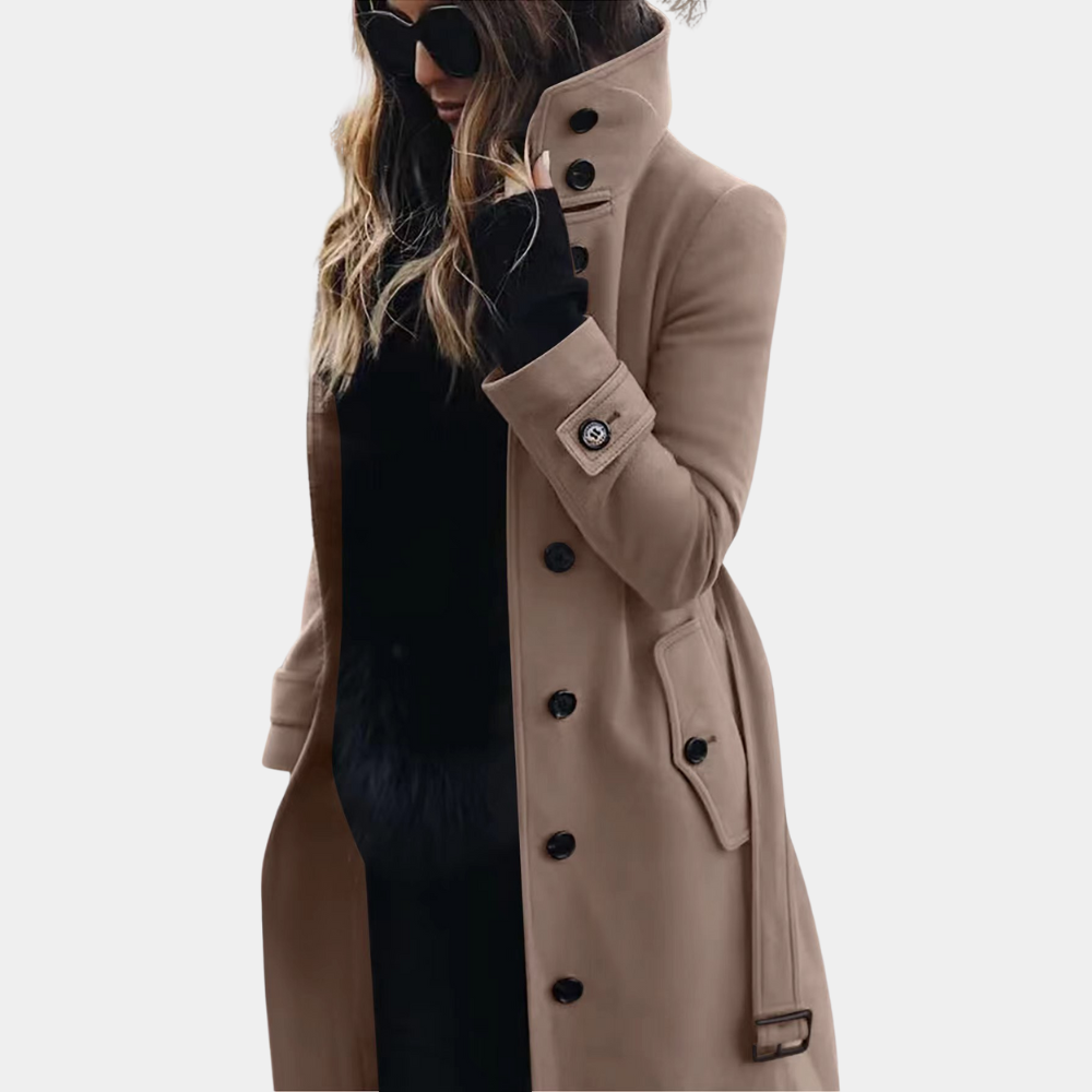 Mila™ | Stylowy i ciepły płaszcz trench dla kobiet