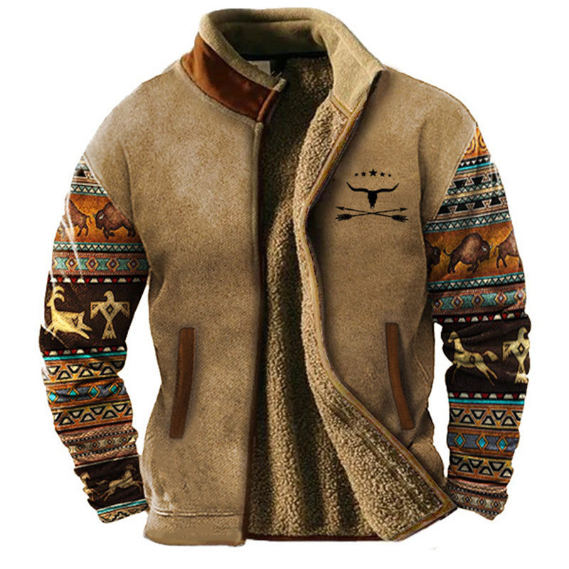Mazur™ | Męska kurtka casual z polaru