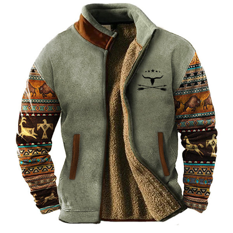 Mazur™ | Męska kurtka casual z polaru