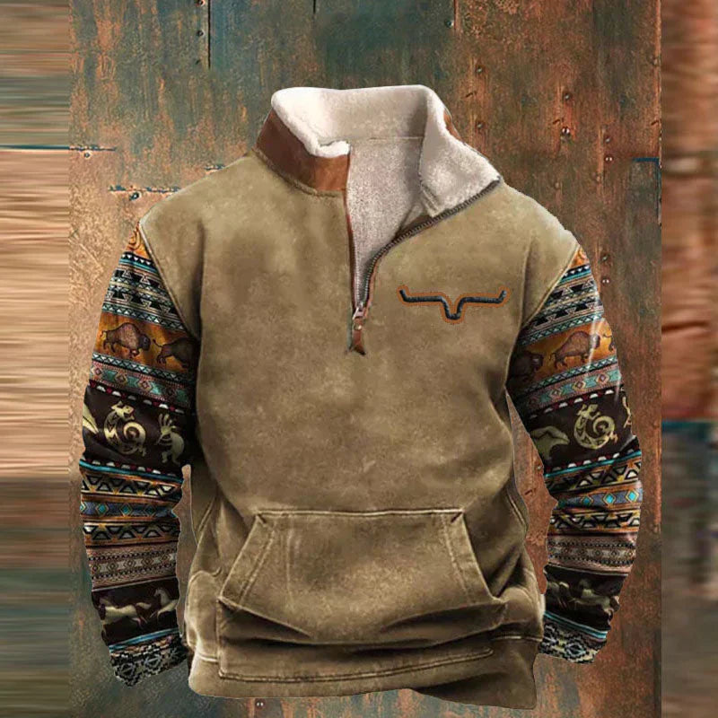 Grzegorz™ | Wygodny Sweter z Zippem