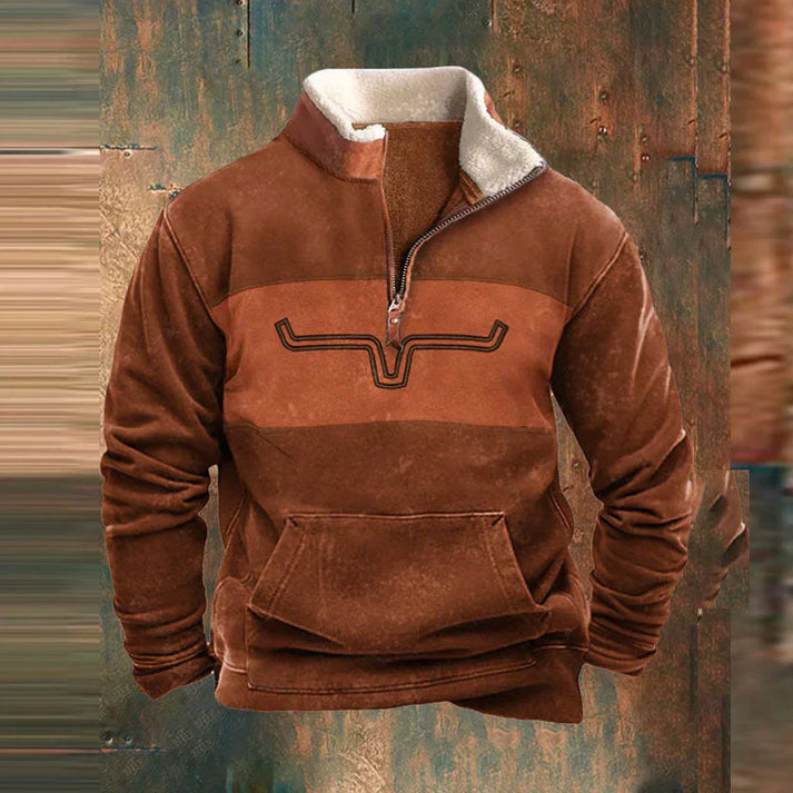 Grzegorz™ | Wygodny Sweter z Zippem
