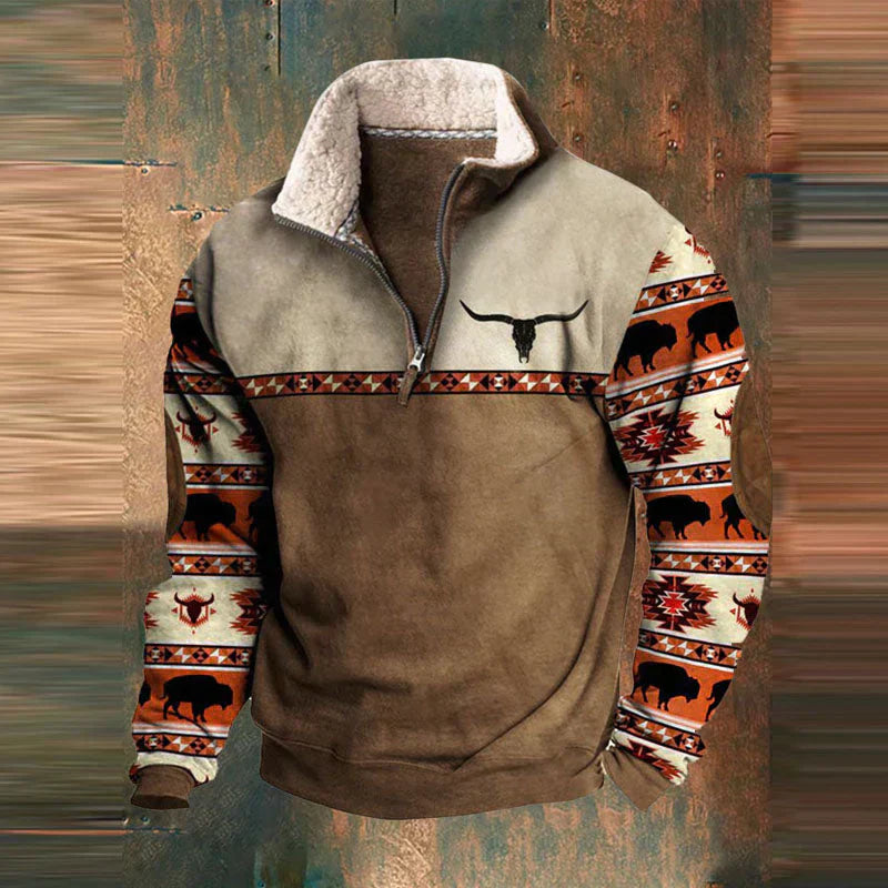 Grzegorz™ | Wygodny Sweter z Zippem