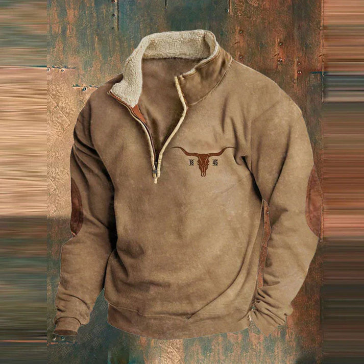 Grzegorz™ | Wygodny Sweter z Zippem