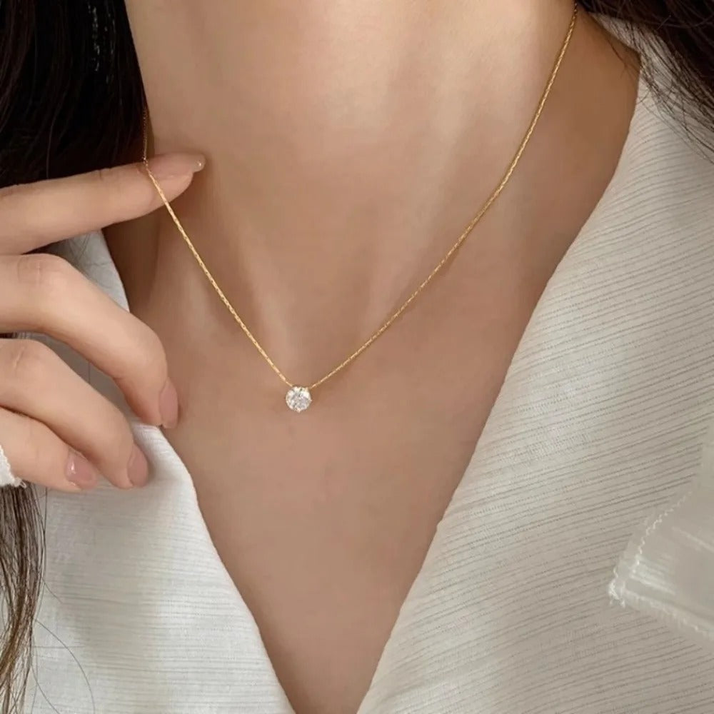 Naszyjnik Moissanite Cléa