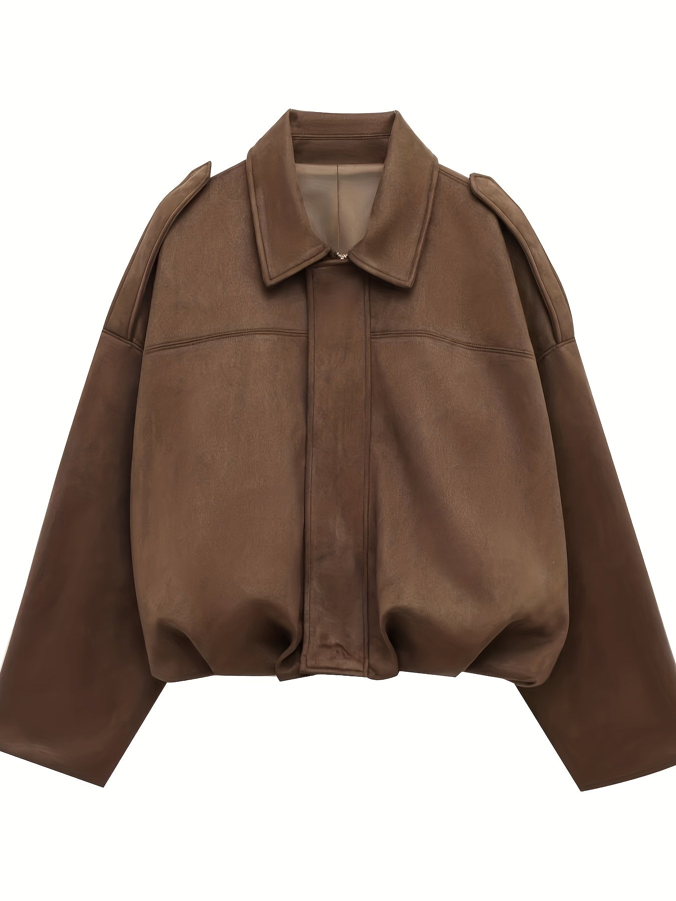 Siena™  | Krótka kurtka zamszowa w stylu retro