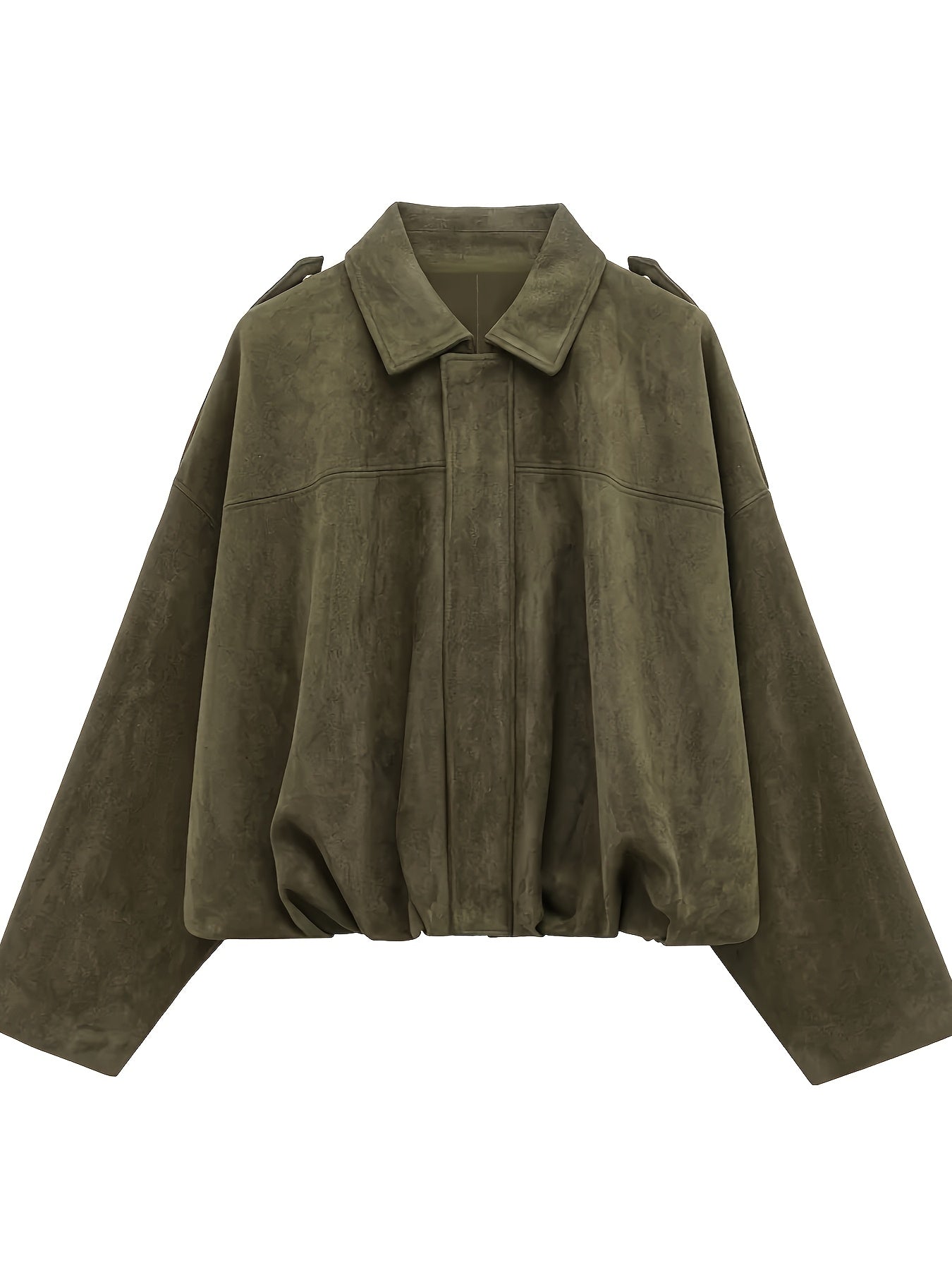 Siena™  | Krótka kurtka zamszowa w stylu retro